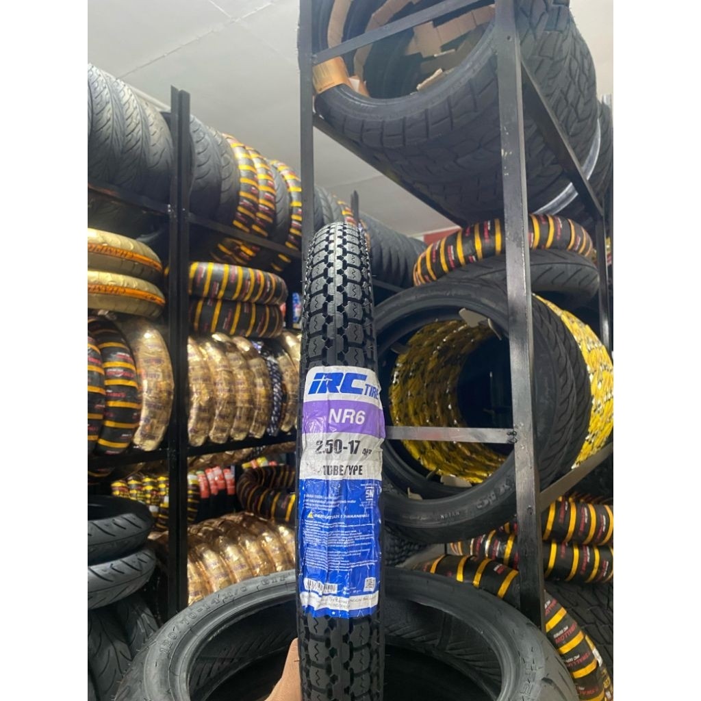 COD Gratis Ongkir[BISA COD] BAN KLASIK IRC NR6 250-17 BUKAN TUBLESS SUPRA KHARISMA REVO  MOTOR