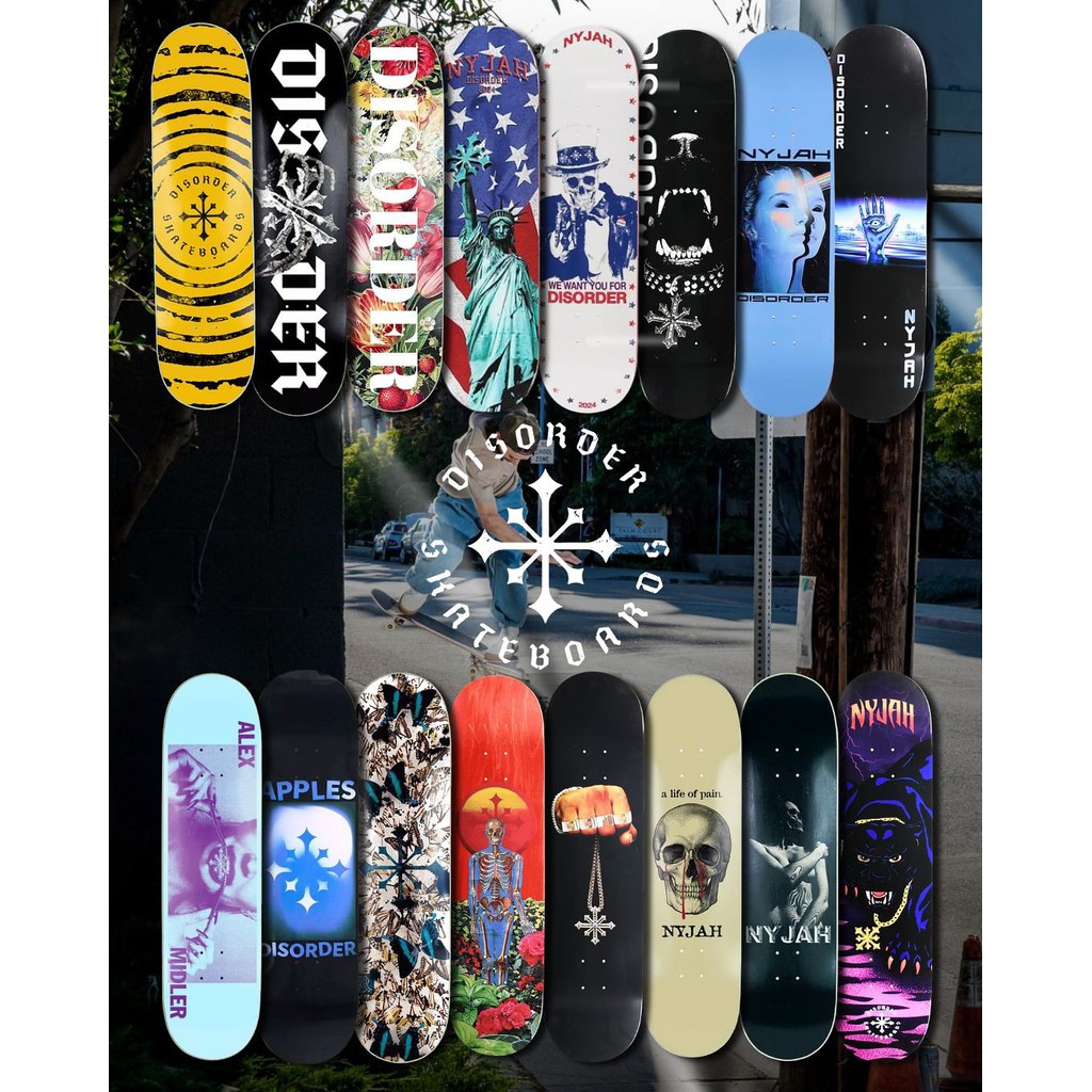 Papan Disorder Skateboard Deck