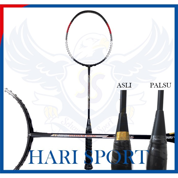 Raket Badminton Ashaway Ti100 Titanium Mesh Original - Ashaway Ti 100