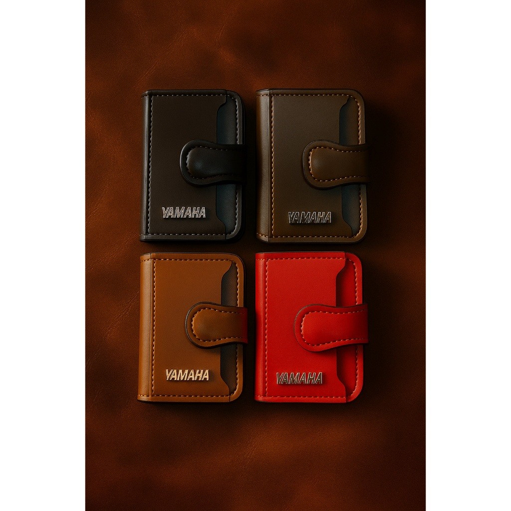 Dompet STNK Mobil Kulit Logo Yamaha – Gantungan Kunci Mobil Pria Wanita