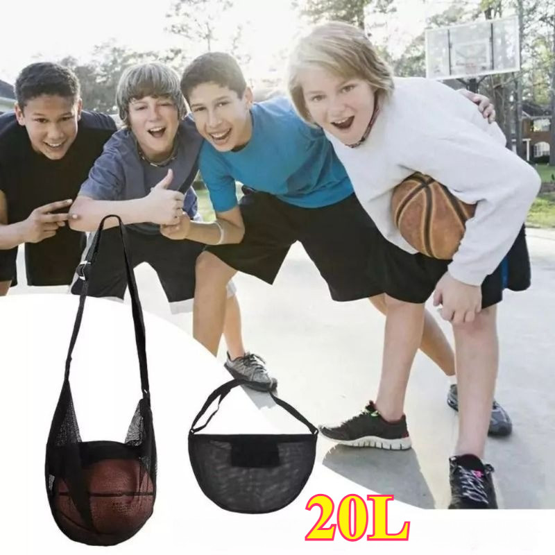 Tas Bola Selempang Basket Voli Futsal Tas Olahraga Serut Sekolah Tas Latihan Basket Zipper Backpack