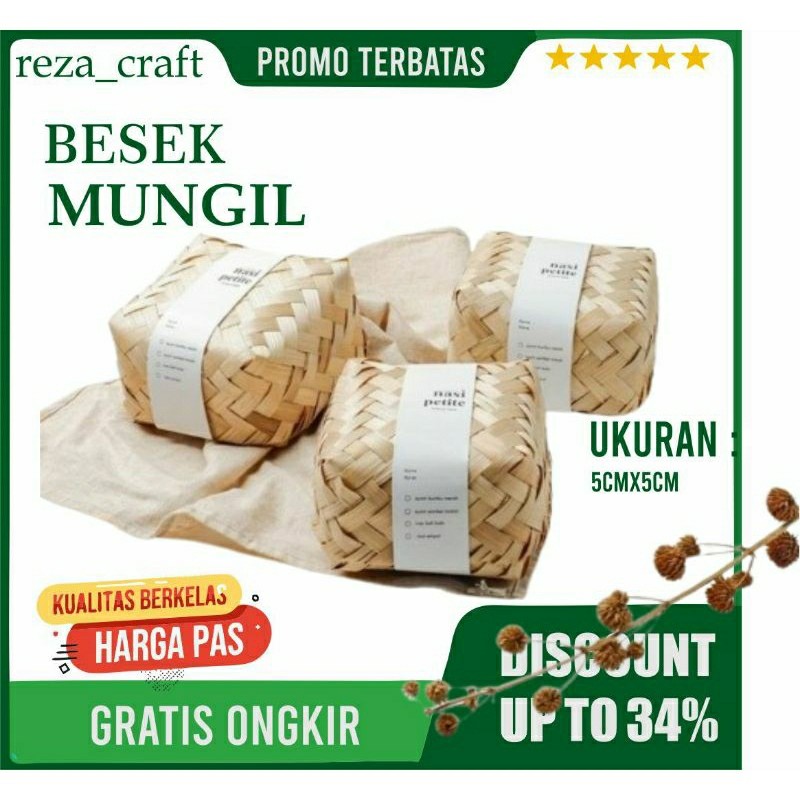 B5-BESEK 5 X 5X 4 -BESEK UKURAN KECIL-BESEK SOUVENIR- KOTAK SOUVENIR MURAH-SOUVENIR UNIK-BESEK MINI