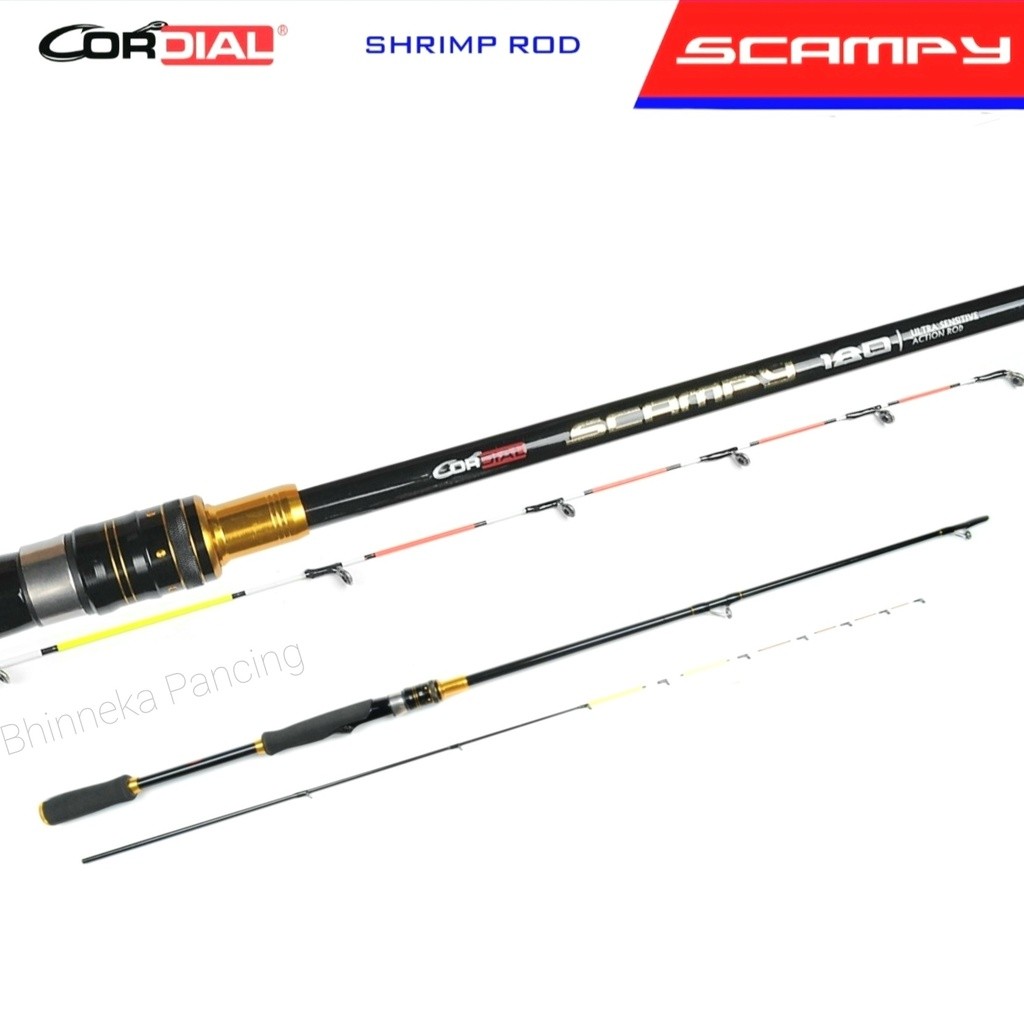 TERLARIS Joran udang Cordial SCAMPY | 150 | 165 | 180 | Iso Rod | Alat Pancing Unggulan