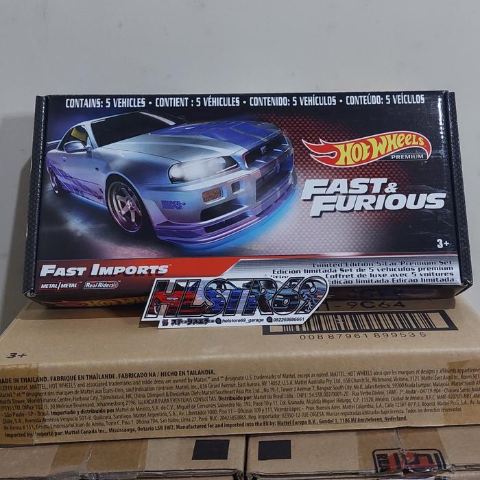 Hotwheels Fast And Furious Fast Import Box Set