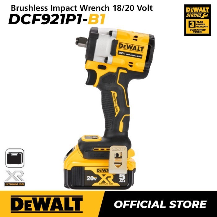Dewalt Brushless Impact Wrench / Kunci Impact Baterai 18/20V DCF921P1