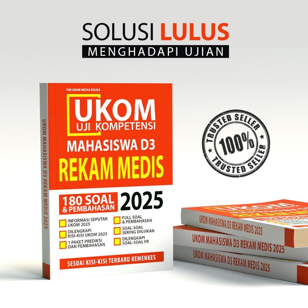 Buku UKOM D3 REKAM MEDIS 2025 - UKOM REKAM MEDIS 2025 - Uji Kompetensi Rekam Medis 2025 - Media Eduk