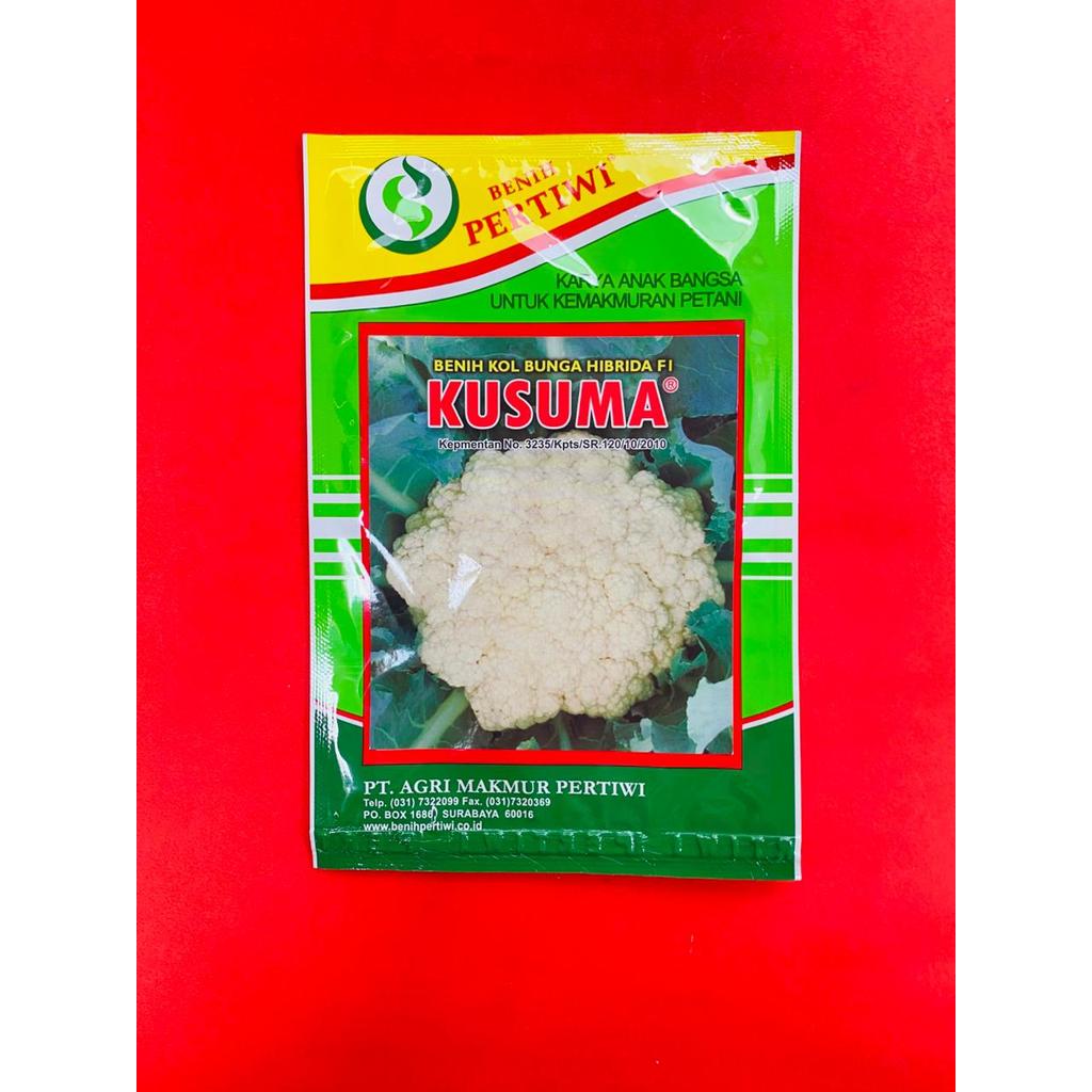 Benih bunga kol KUSUMA dari PERTIWI hibrida F1 kemasan  10gram