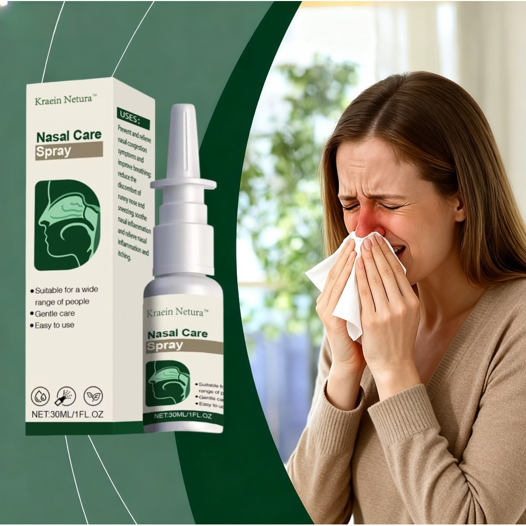 100% Herbal Alami Nasal Spray Medis/Semprot Hidung Herbal Anti Dengkur/Nasal Spray Obat Sinusitis Hi