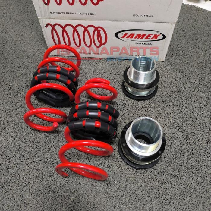 Per Keong Coilover Merk Jamex Adjustable Suzuki Ertiga Th 2012 - 2018 Belakang Original Asli