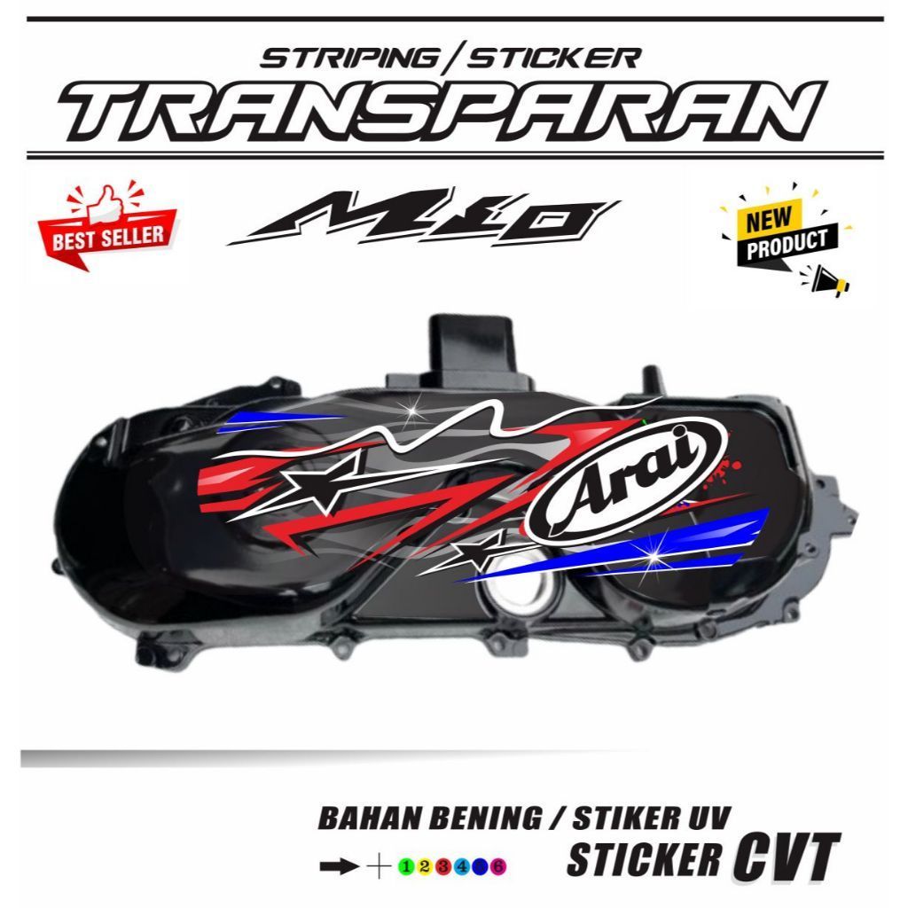 COD / VARIASI CVT MIO VARIASI TERLARIS MIO SPORTY CVT / STICKER TRANSPARAN CVT ALL MIO / COD / STICK