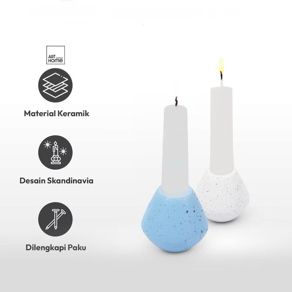 HCS - Tempat Lilin Dekorasi C-11 Candle Holder Deco Wadah Lilin Dekoratif Pajangan Dekorasi Meja Aes