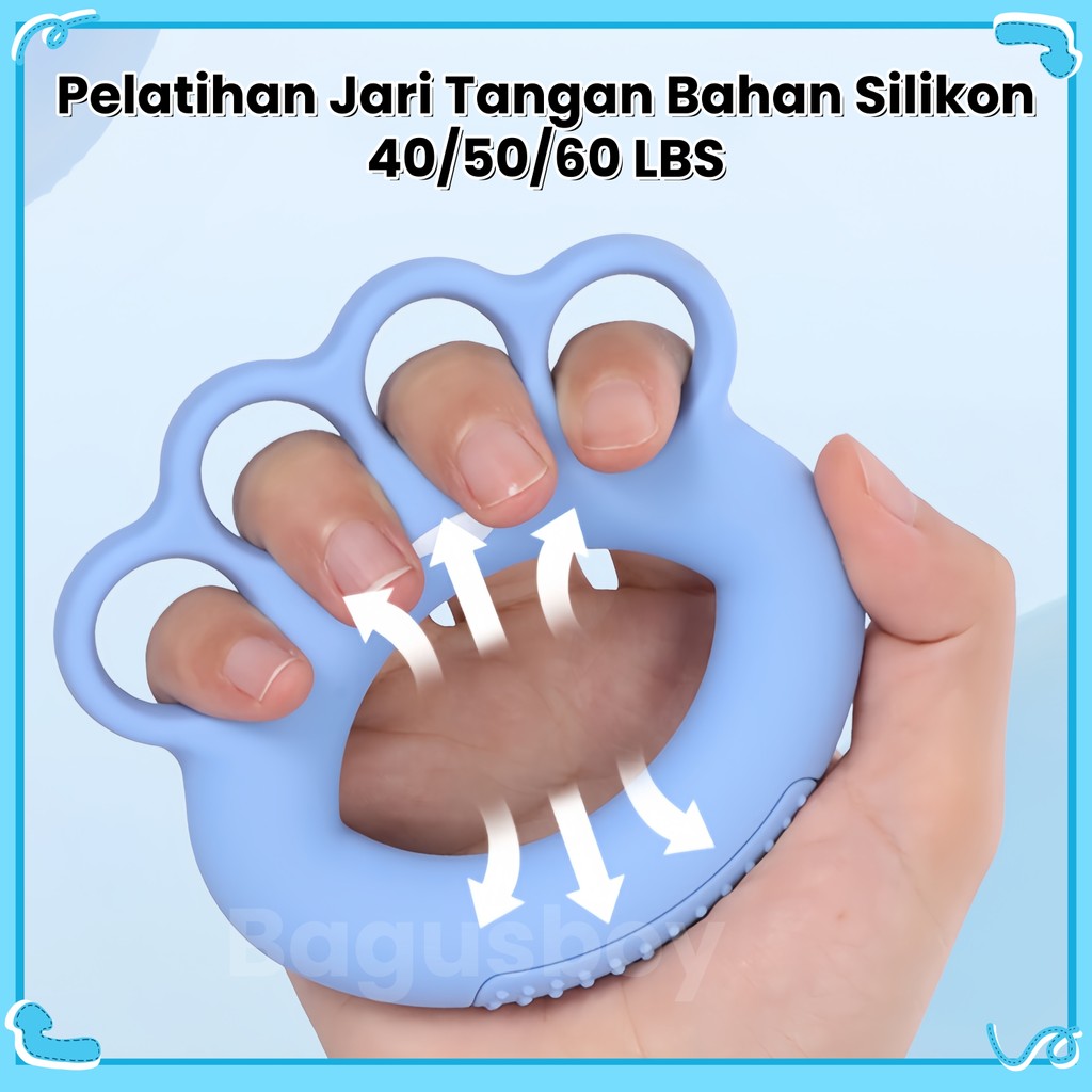 Bagus boy Finger Grip Ball - Pelatihan Jari Tangan Bahan Silikon Hand grip stroke tangan terapi/Bola