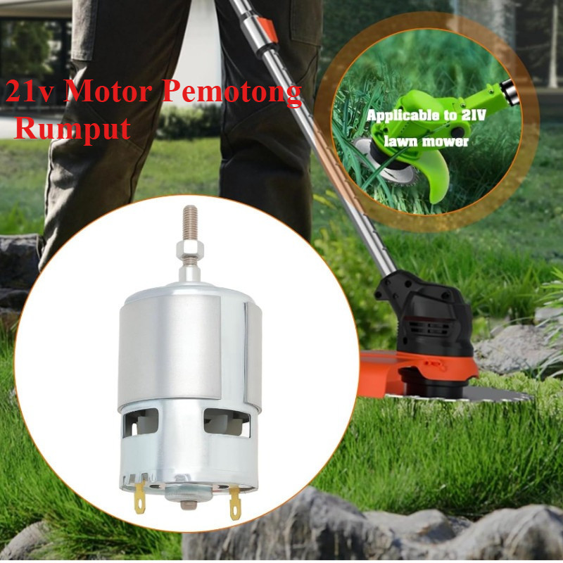 Dinamo DC Motor RS-755 21V Mesin RS-755 Dinamo Motor Dc Rotor Mesin Pemotong Rumput Pemotong Rumput 