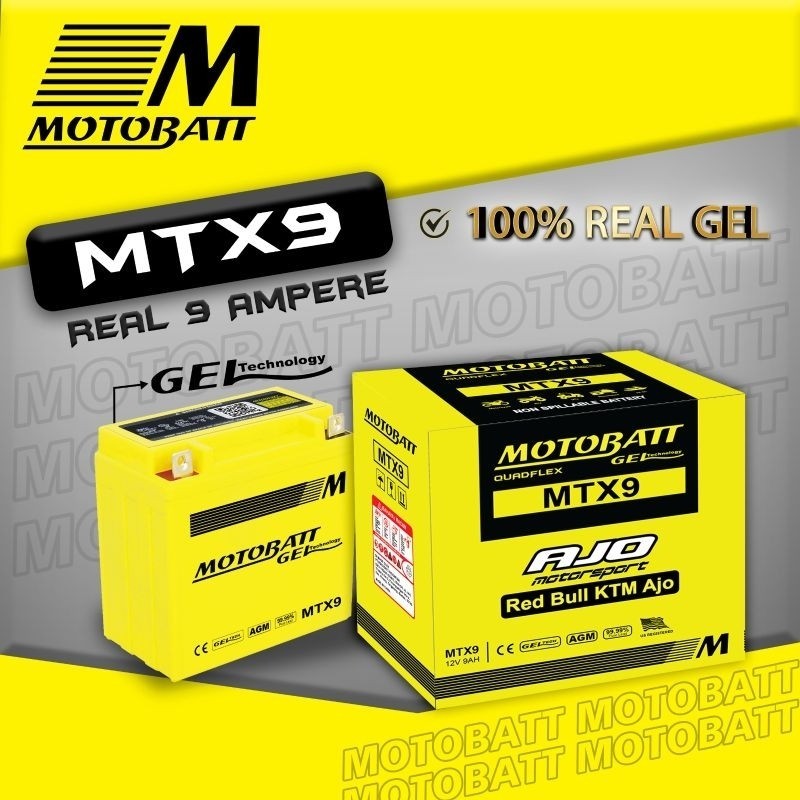 ACCU MTX9 MOTOBATT ORIGINAL Aki Motobatt MTX9