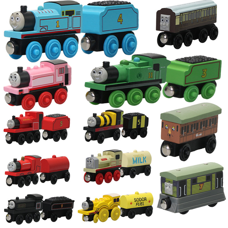Thomas and Friends ecast Magneti Alloy Train Wooden Toys Murdo Bertie Connor Hiro Duck Locomotive Mo