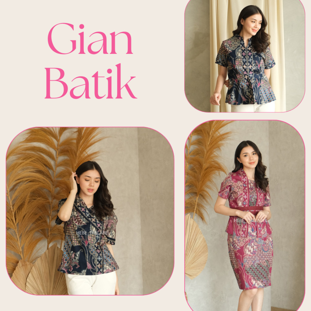 AF Gian Batik - Atasan Pakaian Wanita ( Mudita-Ghea-Gistara )