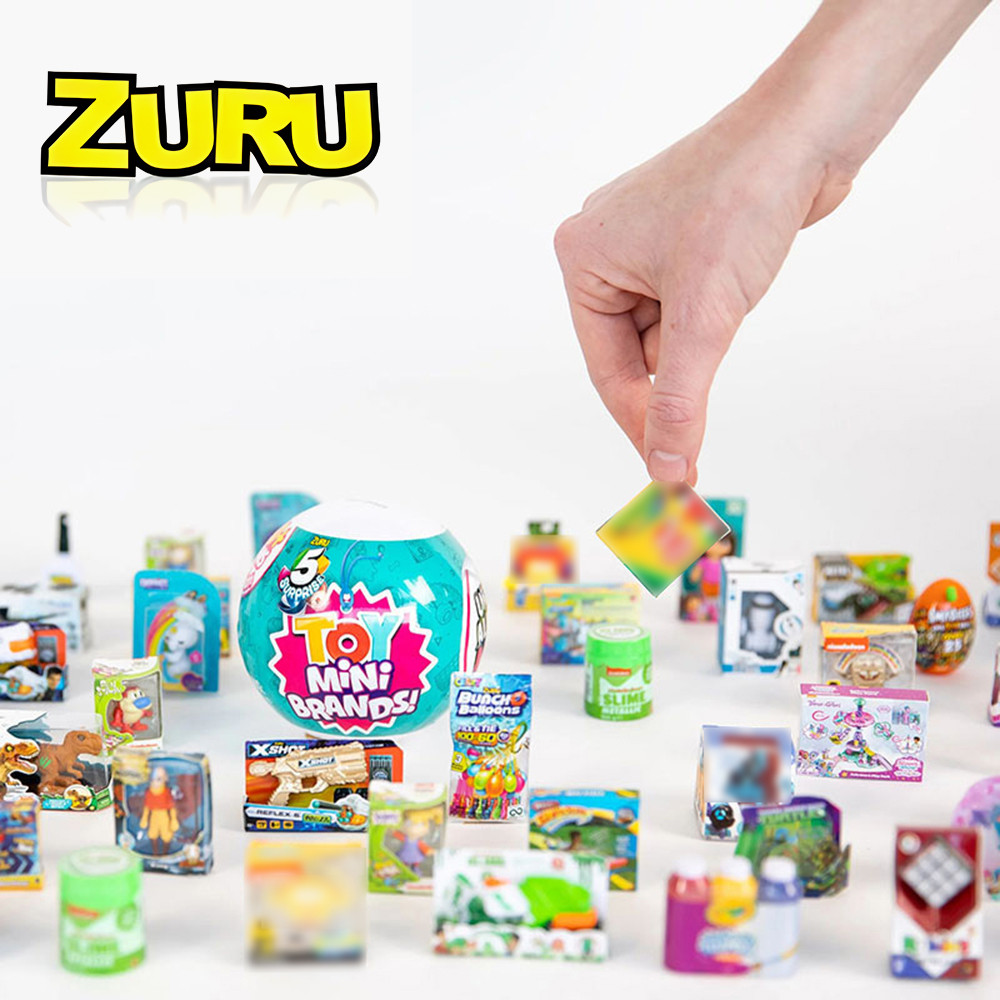 ZURU Surprise Mini Brands Mystery Blind Box Toys Collection Miniature Things Supermarket Cart Snacks