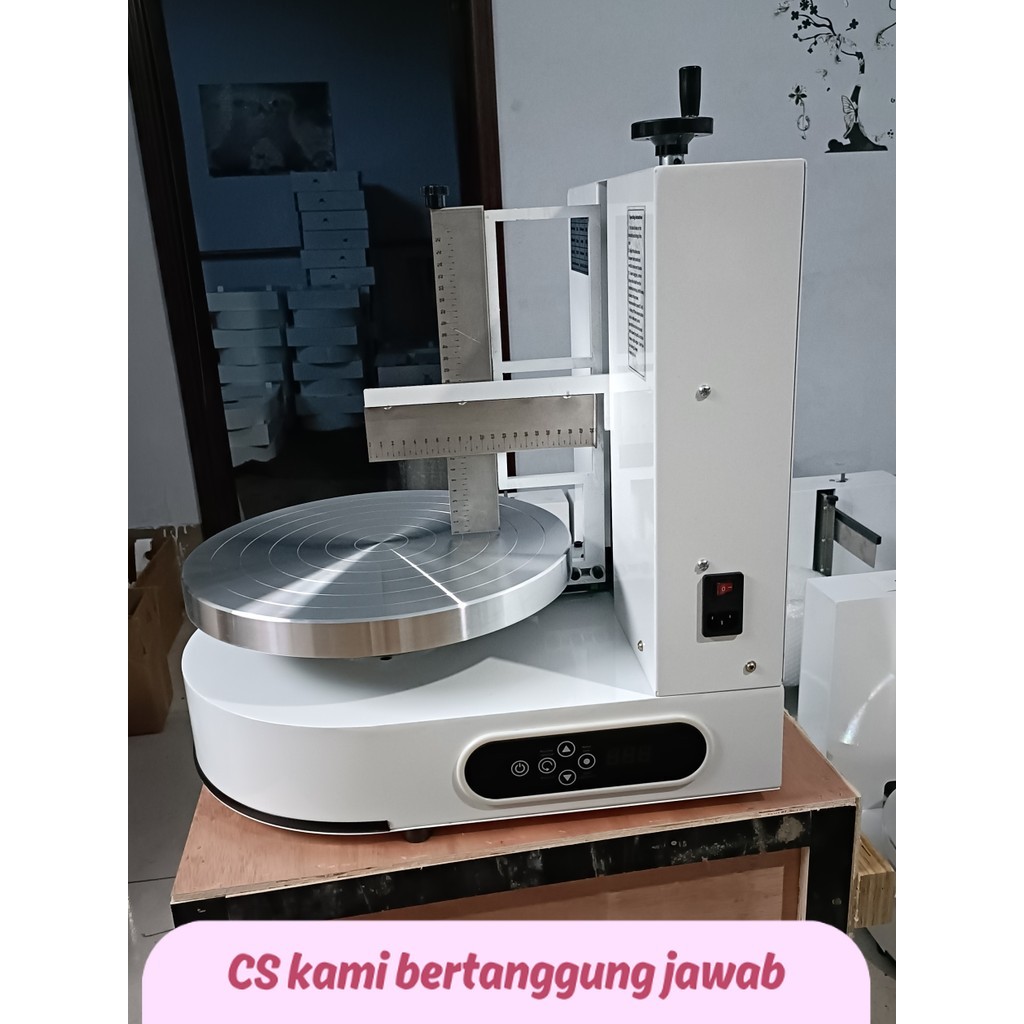 SS Automatic Crepe Cake Machine 412 Inch Birthday Cake Cream Icing Coating Machine Cake Shop Multi F