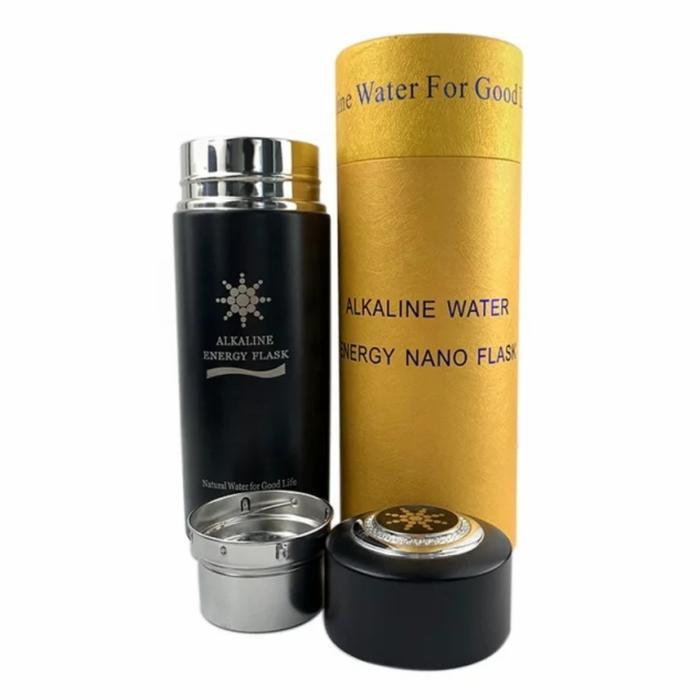 Stainless Steel Termos Air Alkaline / Botol Minum / Water Flask Bottle - Silver