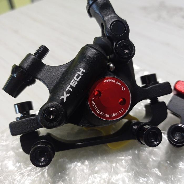 Kaliper rem sepeda semi hidrolik Zoom HB100 Xtech import - Hitam