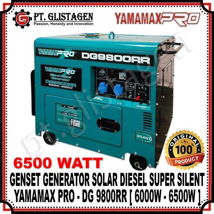 HARGA PROMO YAMAMAX PRO DG9800RR Genset Generator Diesel Sollar Super Silent 5000 Watt - 6500 Watt D