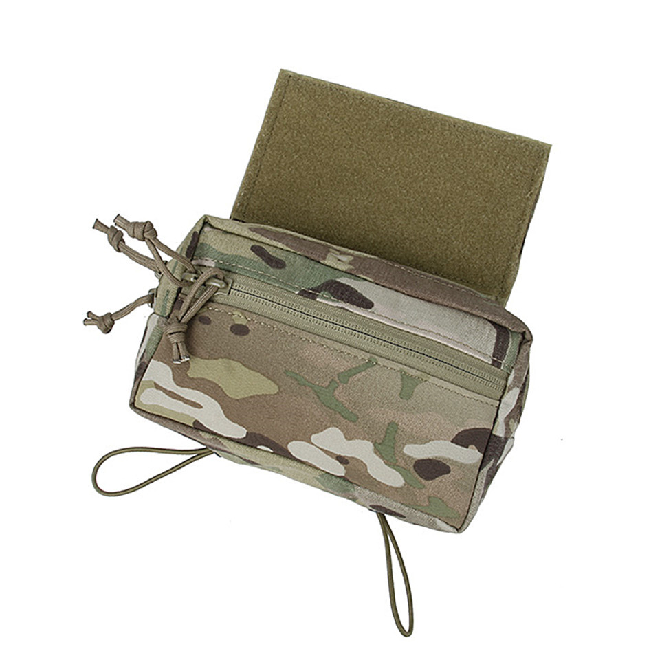TMC Tactical Drop Chest Hanging Pouch Front Panel Adhesive Pack Multicam for MCR Tactical Vest Chest