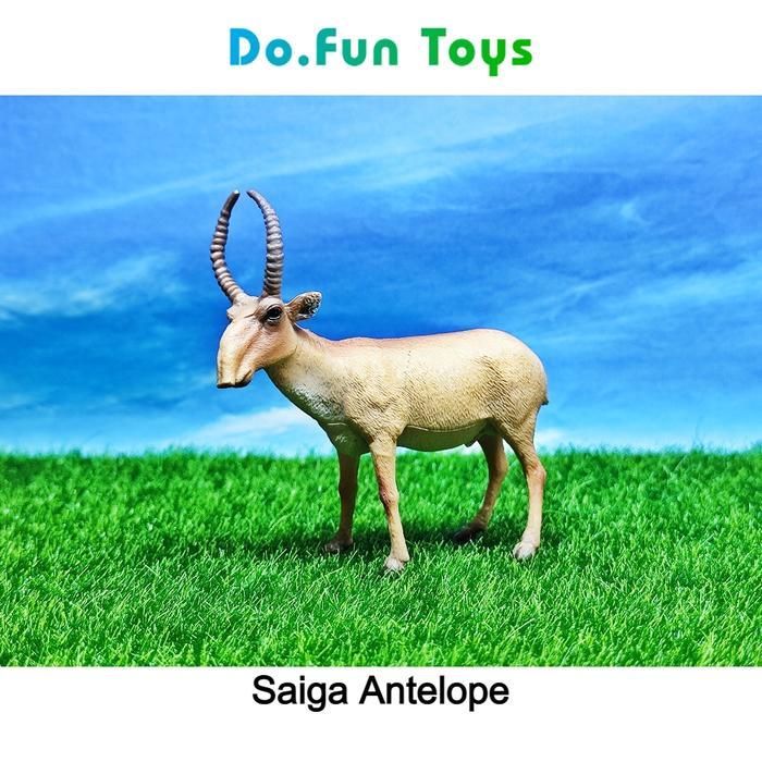 "TNKSYU" - Saiga Antelope Animal Figure / Miniatur Mainan Binatang Antelop Saiga Mainan