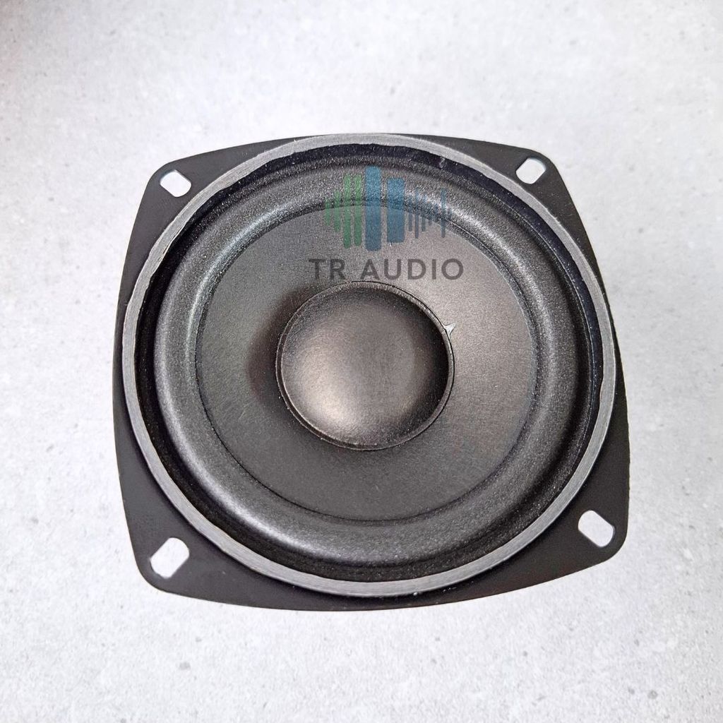 Speaker Woofer 4 Inch 4 ohm 20 Watt Terminal Solder Kotak Hitam Box Speaker