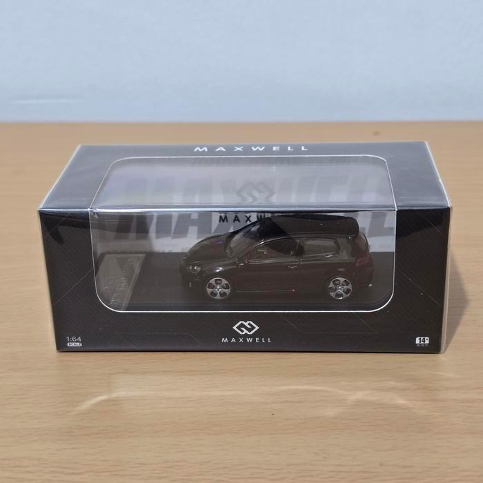 Maxwell VW Volkswagen Golf GTI MK6 Black Diecast Koleksi Mobil Mainan Mini Scale 1/64 Hotwheels Lang