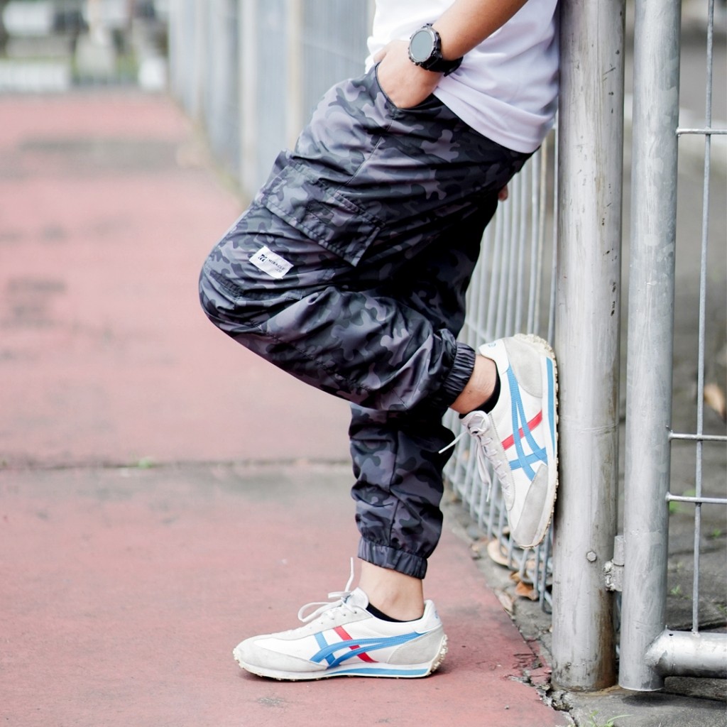 (NextOrigin) MIRACLECO Long Cargo jogger Pants Camo Spatzs
