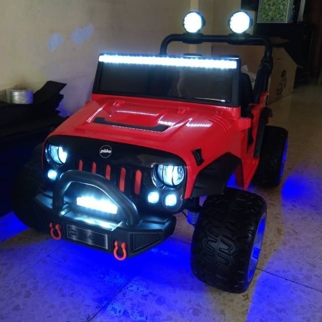 MOBIL AKI ANAK PLIKO JEEP RUBICON (FREE_ONGKIR)