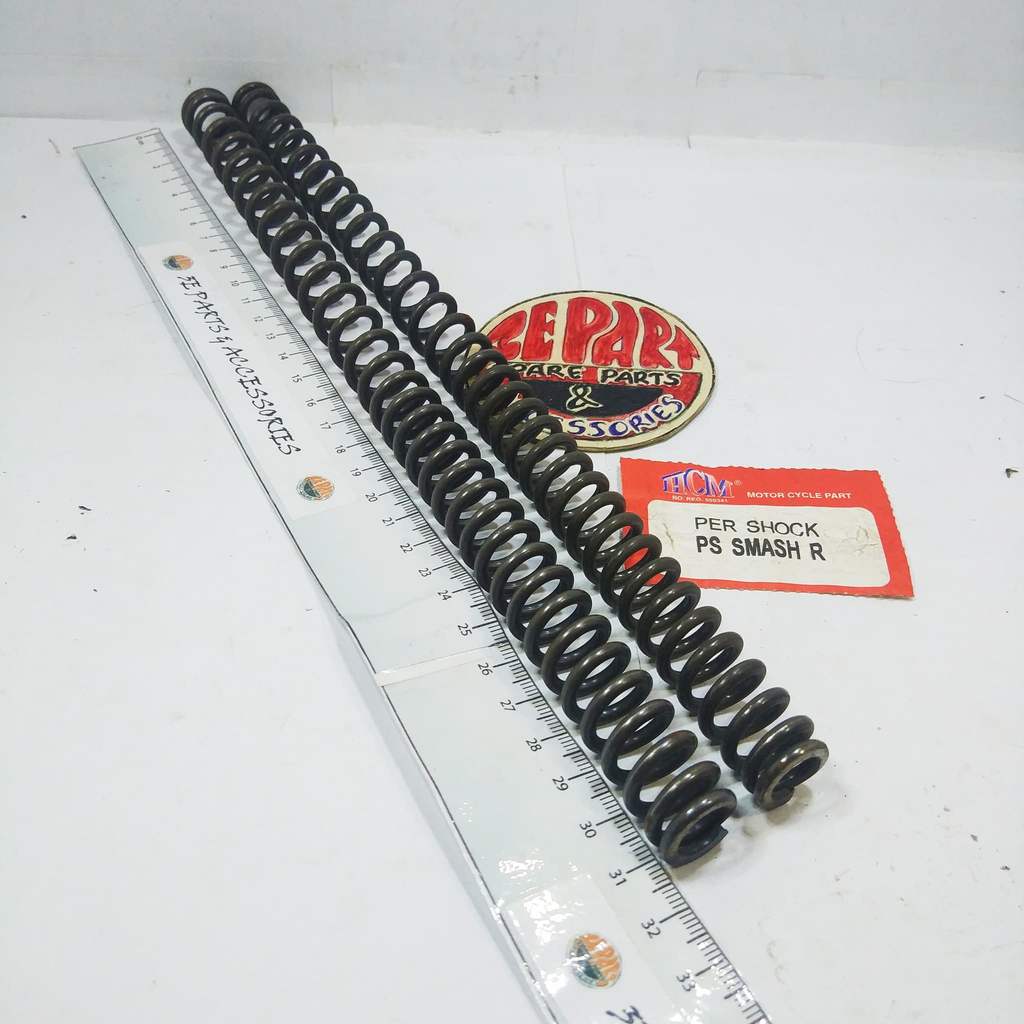 [3E Parts & Acc]  Per Shock Depan Smash R Smas Disc Set  Barang Langka