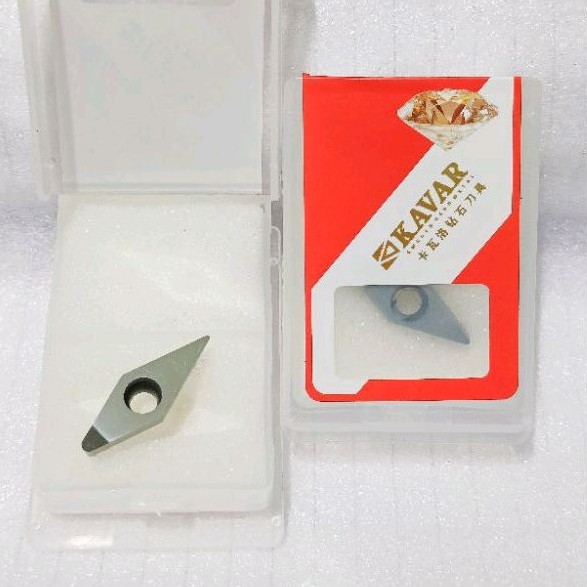 NEROSHOP PCD Diamond Insert VCGW 16 04 12 KAVAR / Pcd Diamond Betel Bubut Kinclong VCGW VCMT VCGT 16