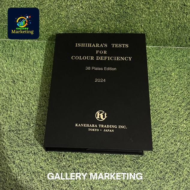 ORIGINAL buku tes buta warna isihara | tes buta warna ishihara 38 plat