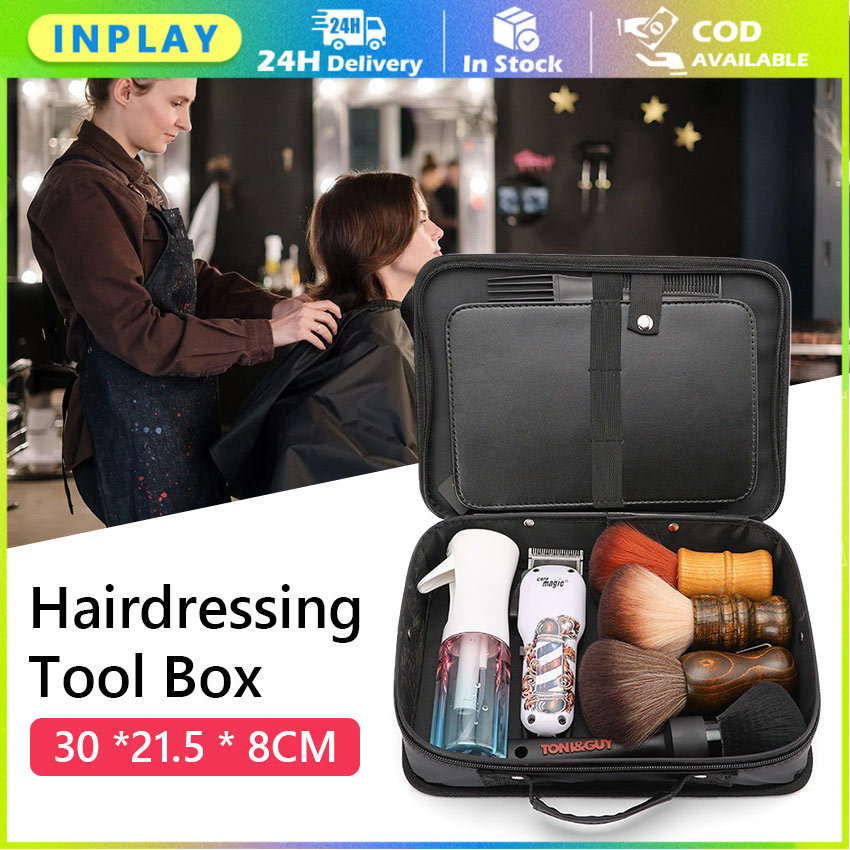 Softcase Barber Salon Portabel / Tas Penyimpan Alat Barbershop Clipper Gunting Celmek / Case Barber 