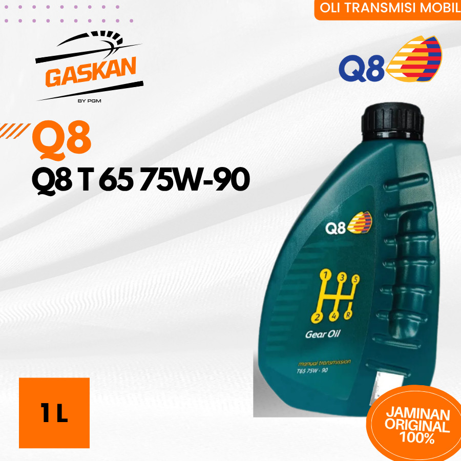 Oli Transmisi Manual/Gear Q8 T 65 75W90 1L (Dijamin Ori 100%)