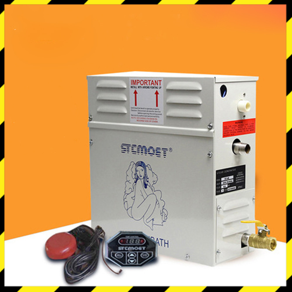 12KW Steam Generator Sauna Steam Bath Machine For Home Sauna Room SPA Fumigation Machine 220V With D