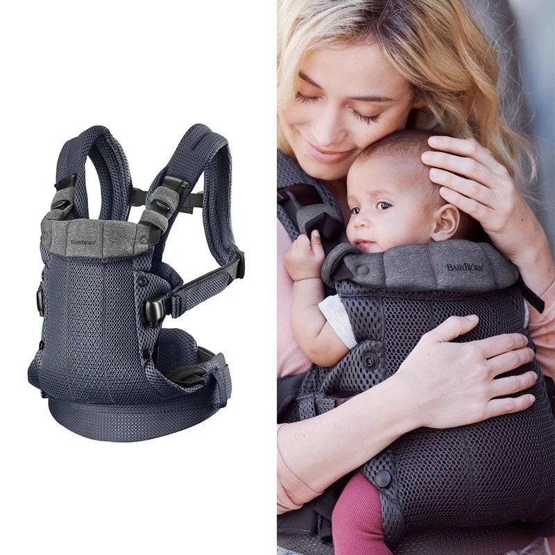 BabyBjorn Baby Carrier in 3D Mesh | Ergonomic 3-in-1 Design Supporting Newborns and Toddlers (7-40 P