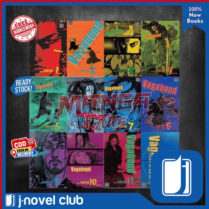 Vagabond (VIZBIG Edition) Complete Collection Manga Set (Vol 1-12) by by Takehiko Inoue