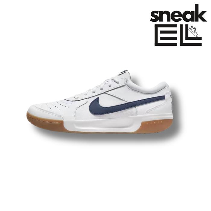 Nike Court Lite 3 Zoom White Midnight Original Sepatu Tenis Padel Pria/Tenis Padel Shoes DV3258-102