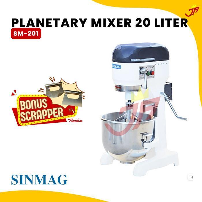 PROMO Planetary Mixer Sinmag / Mixer Taiwan 20 Liter SM-201 / SM 201