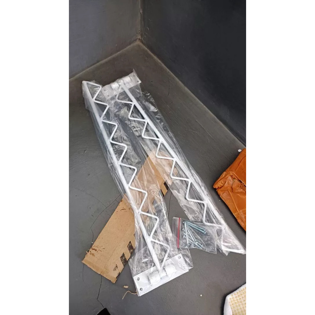 Jemuran Baju Lipat Tempel Tembok Lifting Hanger Gantungan Pakaian Jemuran Handuk Tempel Dinding