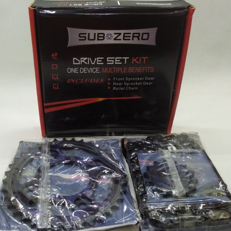 TergacorSubzero Gear Set Supra Fit New Revo Old Absolure Fit Fi Blade Old New Supra X125 Old New Fi 