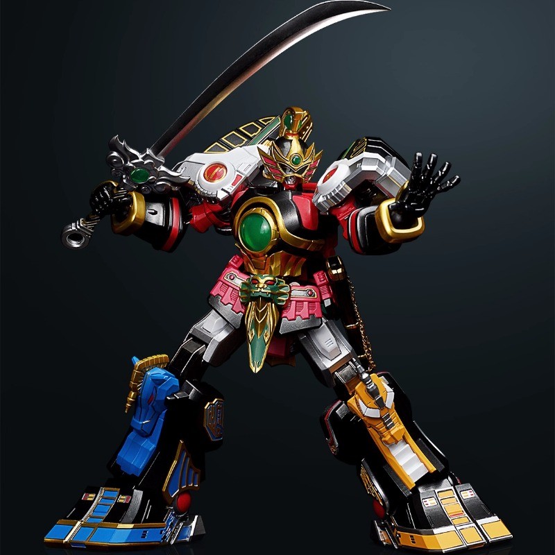 In Stock Rangers Thunderzord Raptorzord Action Figure Alloy Finished Movable Doll