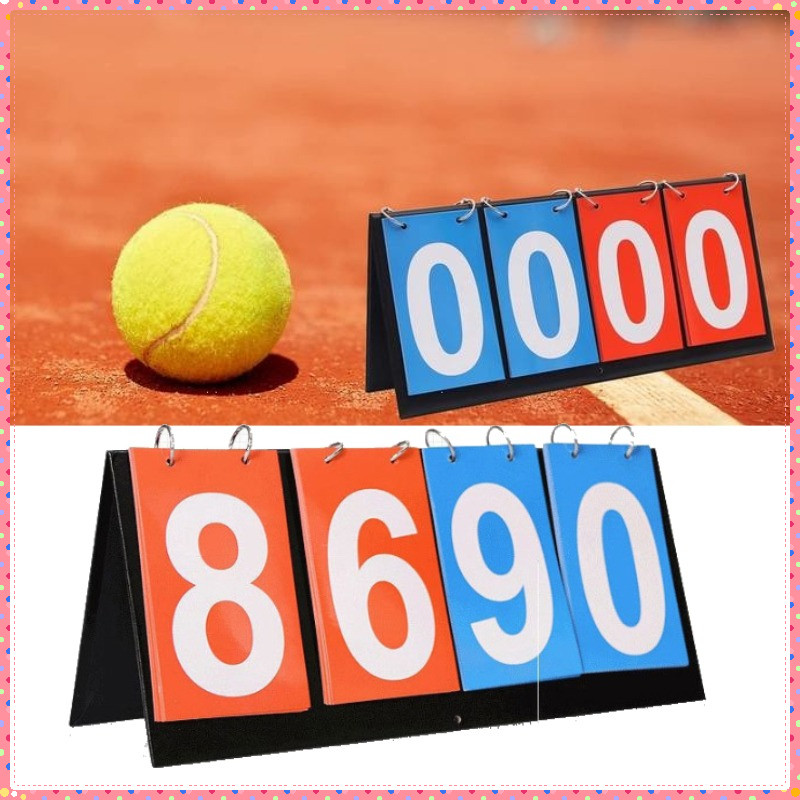 36CM Papan Skor Futsal Portable Papan Score Badminton Papan Skor Volly Papan Skor Voli
