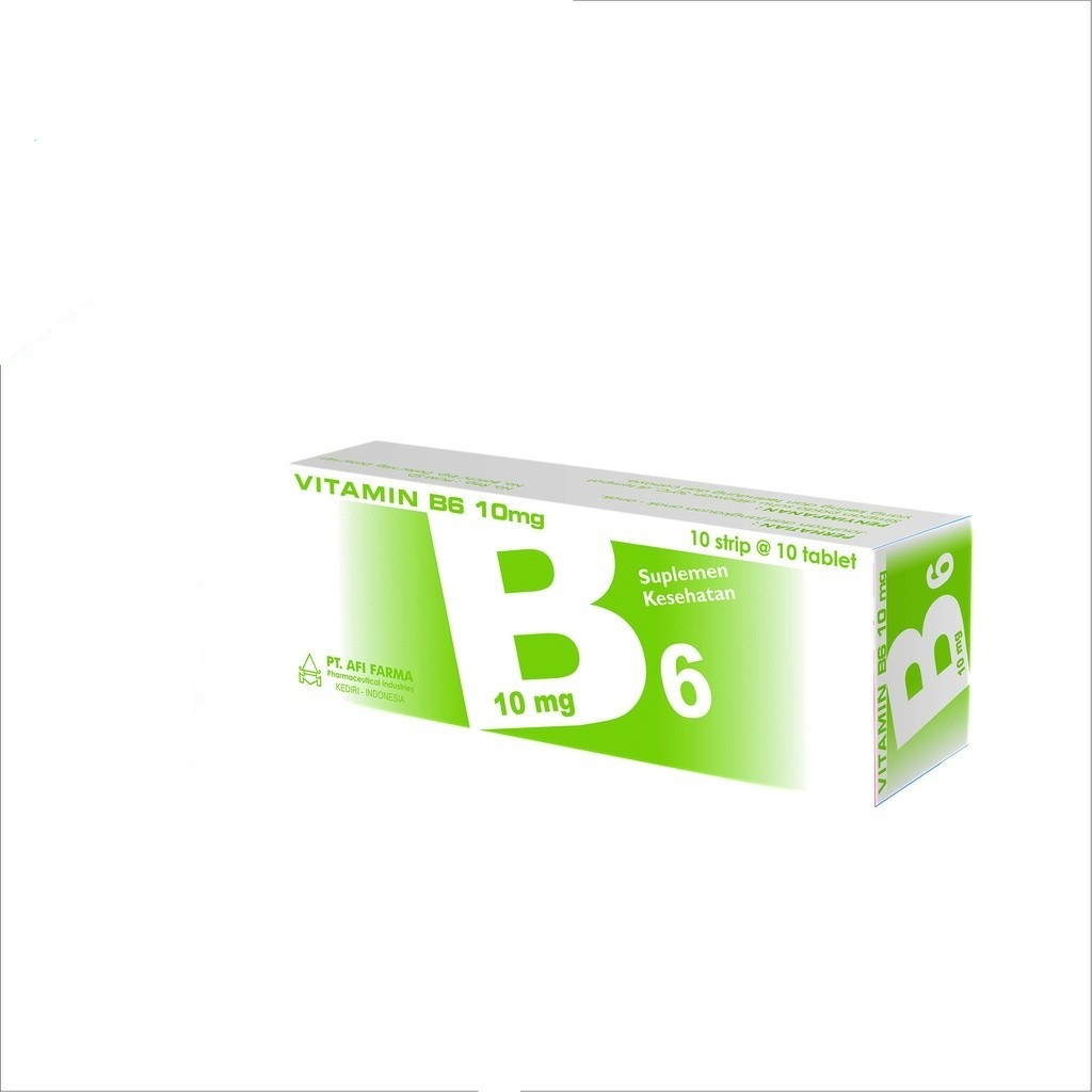 VITAMIN B6 50MG AFI FARMA STRIP 10 TABLET