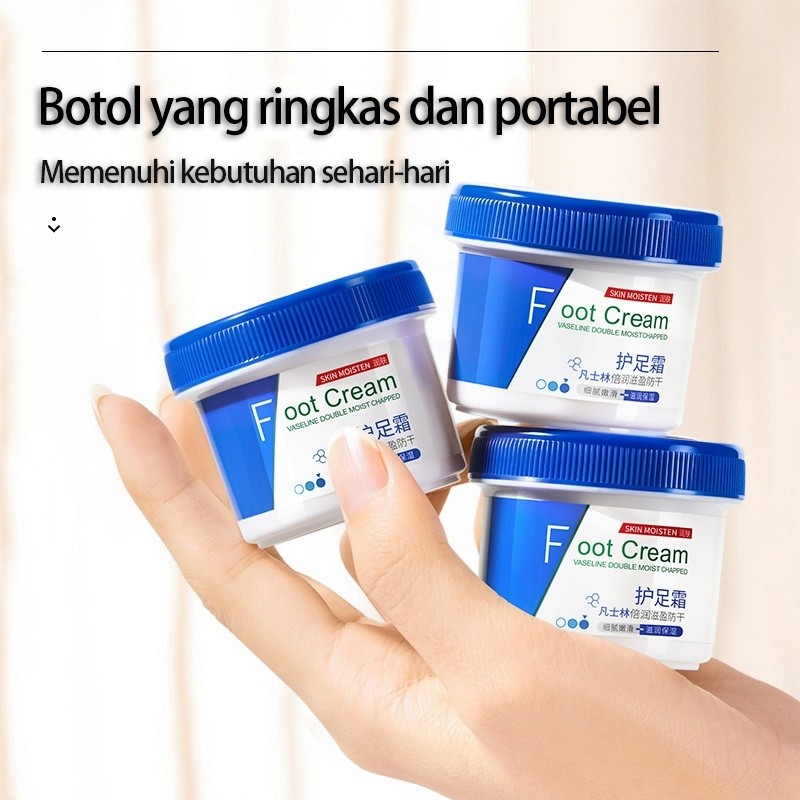 Vaseline kaki pecah dan kering Foot cream Obat kaki pecah Pelembab kaki kering dan pecah Penghalus k