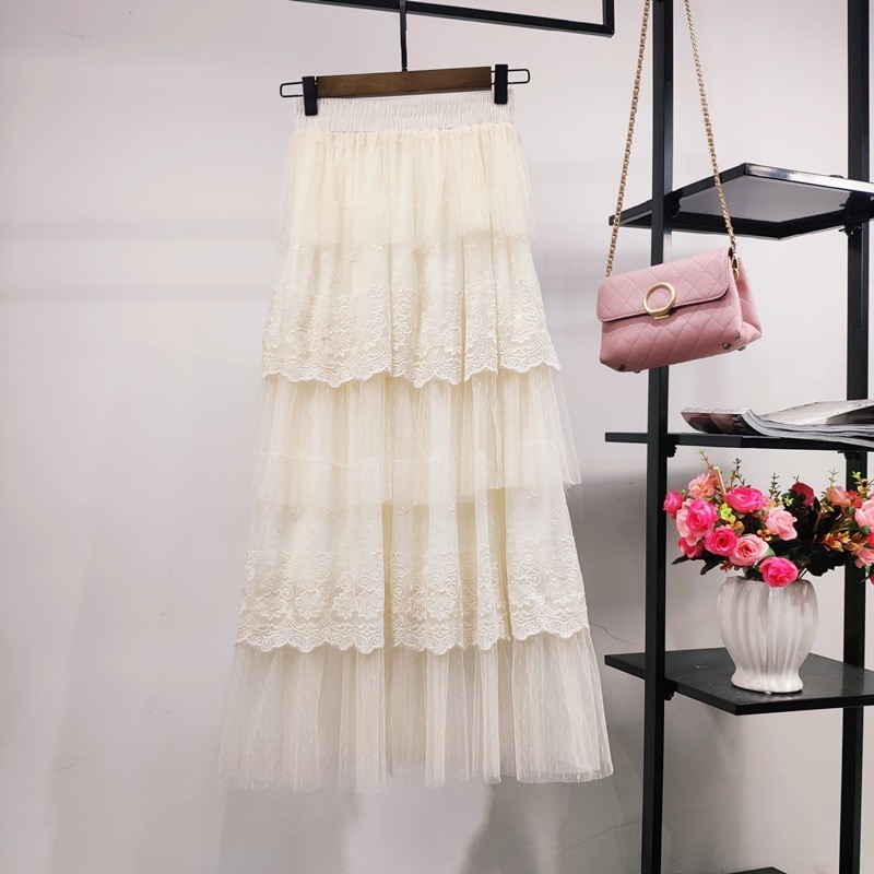 _JM__ Rok Tutu Susun / Rok Tutu / Rok Panjang Wanita / Rok Tutu Panjang ___