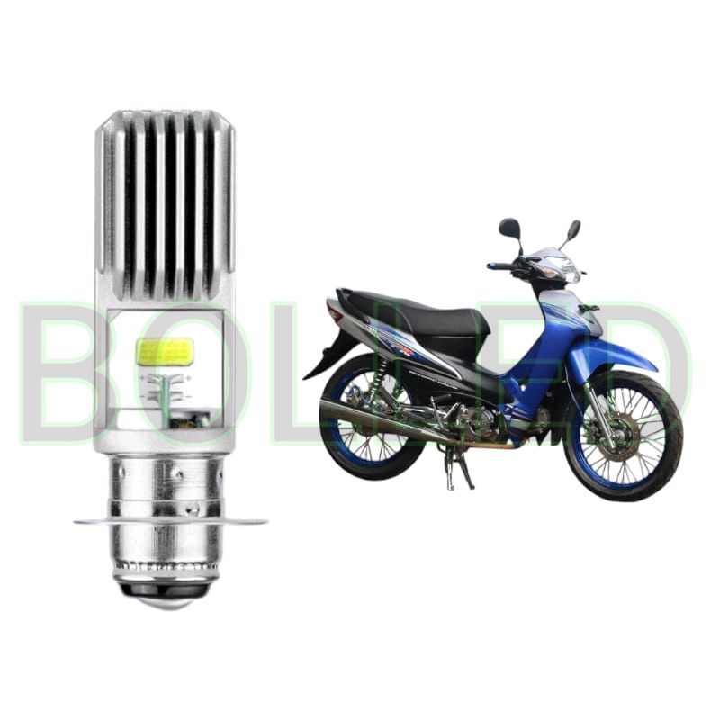 1pcs Lampu depan LED H6 COB motor Honda Supra Fit BLD