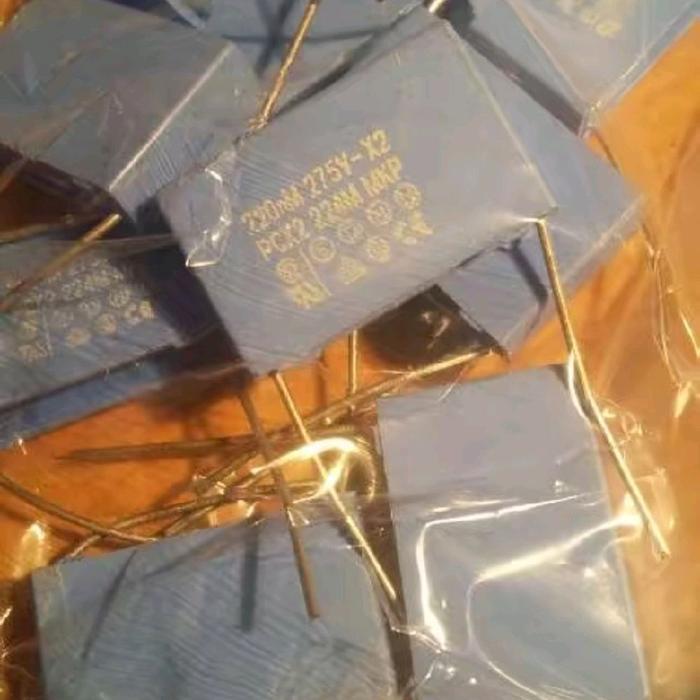 MKP 0.22 0.22uf 220nF 220n 220 nf 275v -x2 philips BERKUWALITAS...